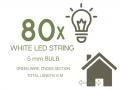 LED-ljusslinga GRÖN CW-80